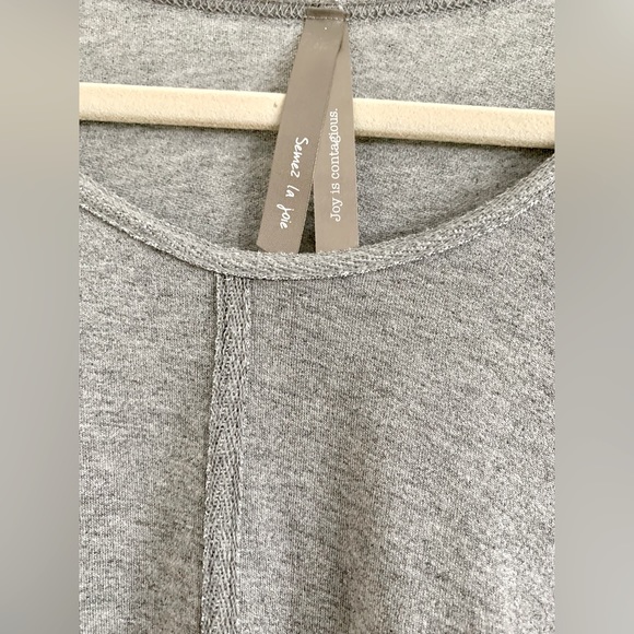 Penningtons Grey with Silver Trim Long Sleeved Blouse - Picture 3 of 6